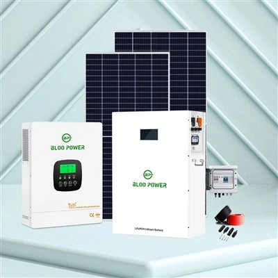 5KWh 5KW सौर ऊर्जा प्रणाली हाइब्रिड DIY घरेलू BESS